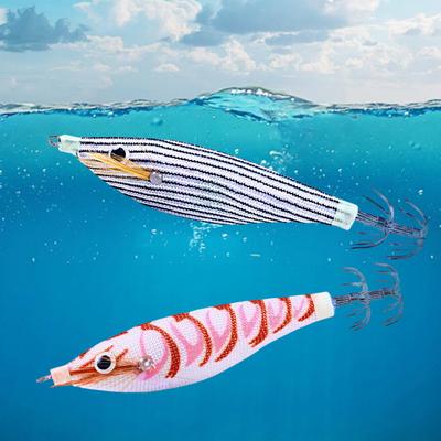 Shrimp Lure Anti-corrosion Sharp Hook Universal Compact Artificial Wood Bait Squid Jigging Fishing Accessory