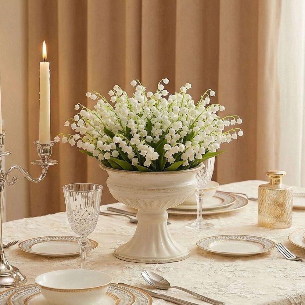 Multipurpose Flower Pot White Decorative Vase Vintage Urn Vase Flower Pot  Living Room