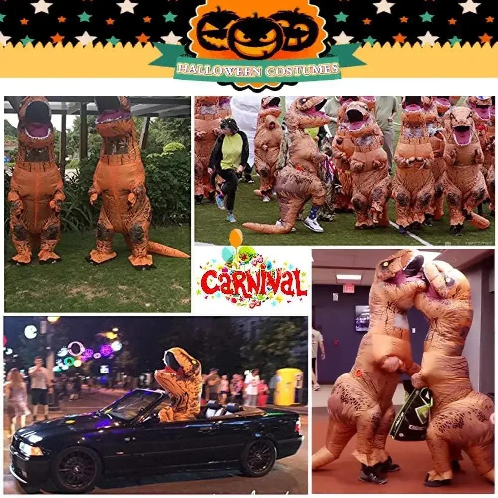 Nafukovací kostým Dinosaurus Nafukovací kostýmy Kostýmy T-rex Maškarní kostým Halloweenský kostým Kostým pro dospělé