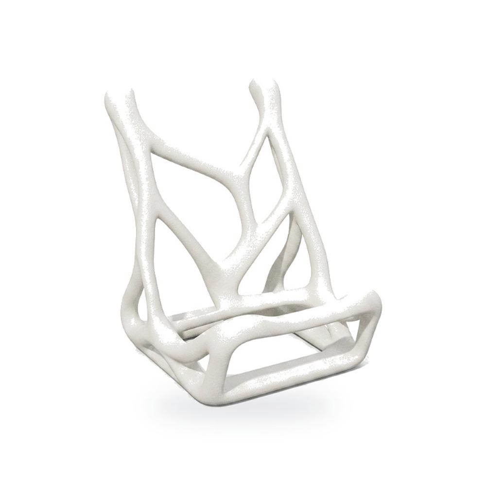 Hands-free Viewing Skeleton Bone Phone Stand Hollow Streamlined Card Books Stand Home Decor