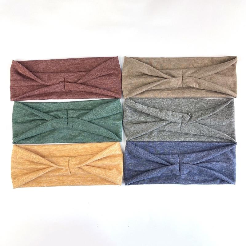Fashion Yoga and Sports Hairband with Elastic Fit in Solid Colors for Women