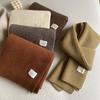 Women Winter Warm Luxury Imitation Cashmere Scarves Solid color Fashion Shawl Wrap Ladies Blanket Foulard Pashmina Bandana Scraf
