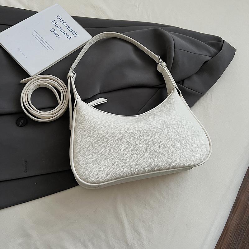 Schicke PU Hobo-Tasche für Damen – Weiche, texturierte Schulter-Tragetasche mit minimalistischem Design