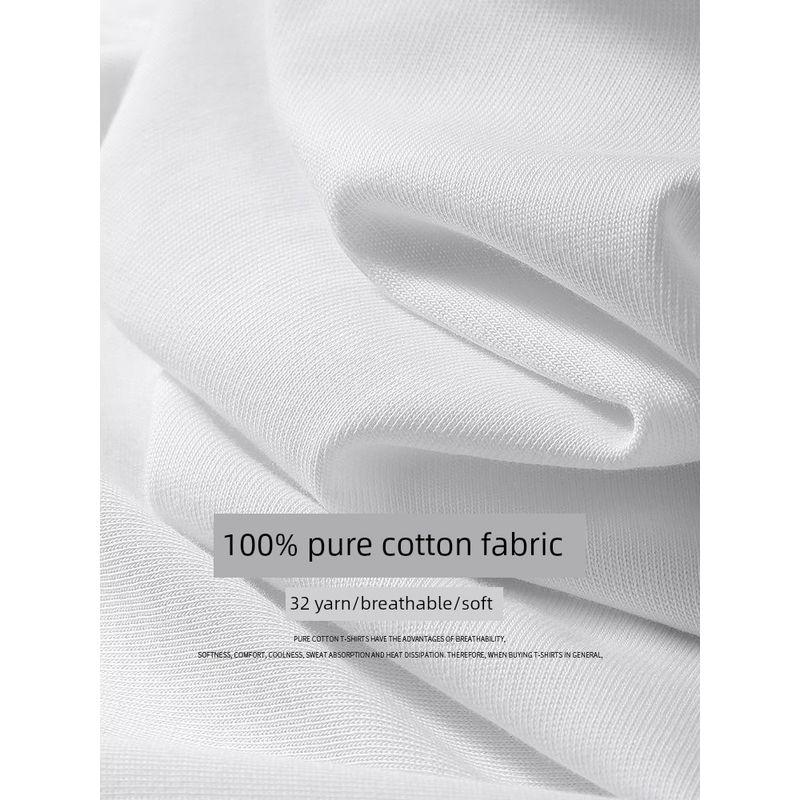 Fashion Trendy Super Mary Pure Cotton T-Shirt Women's Short Sleeve Stylish Summer Loose Niche Style Half-Length Sleeve Versatile Tops