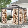 Gingerbread Man 3D Christmas Blackout Curtains - High-Precision Polyester Sun Protection
