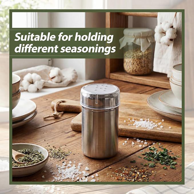 Stainless Steel Compact Seasoning Bottle for Outdoor Camping & BBQ