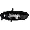 Compatible Headlight Housing for BMW X6 (2008-2013), Black, Front and Rear Seat Base.