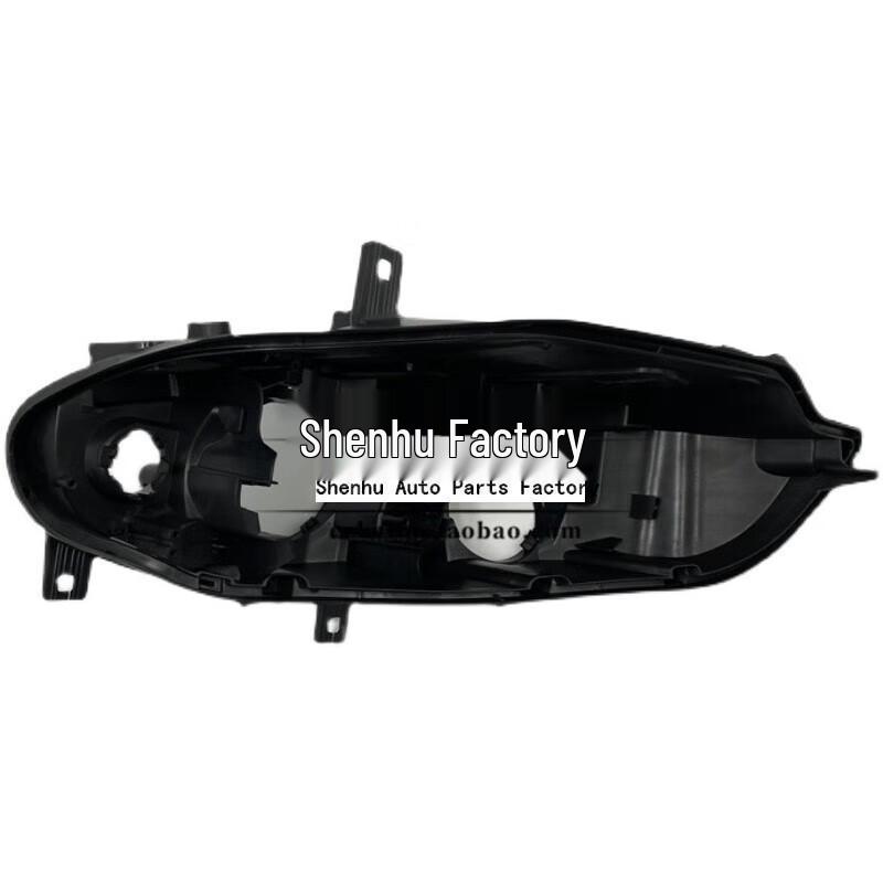 Compatible Headlight Housing for BMW X6 (2008-2013), Black, Front and Rear Seat Base.