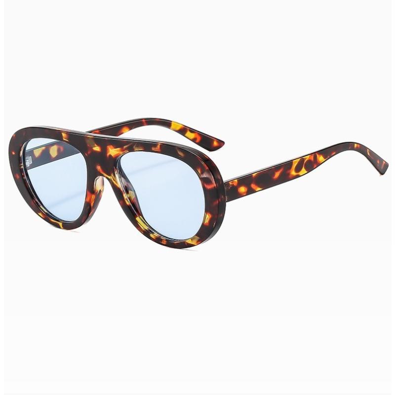 Retro Women's Sunglasses, Large Frame, Versatile Outdoor UV Protection Sunglasses European and American Style