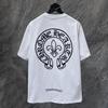 8933 2026 Summer New High Quality Cotton Round Neck Loose Large Size Men's and Women's T-shirt Couple T-shirt