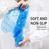 Non Slip Bath Mat, 100 x 40cm Extra Long Non Slip Bathtub Mat/Shower Mat with 200 Suction Cups, Machine Washable (Clear Blue)1pcs