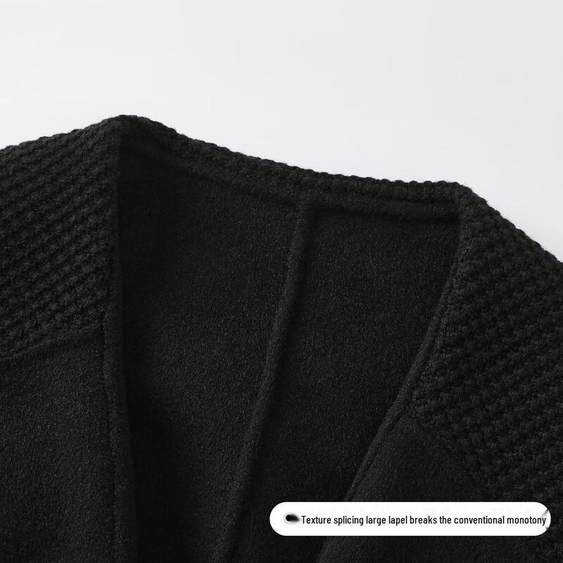 FivePlus Women's Mid-Length Wool Blend Lapel Coat