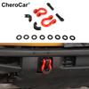 Front Anti-Loose D Ring Shackles Kit Heavy Duty Tow Hook for + Ford Bronco