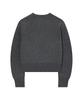 COVERNAT WOMAN Cooper Logo Knit Charcoal