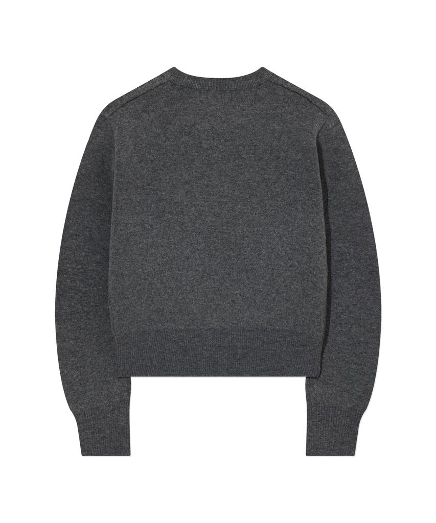COVERNAT WOMAN Cooper Logo Knit Charcoal