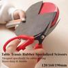Ciseaux Tennis de Table Ciseaux retournés Caoutchouc Caoutchouc Coude Raquette de Ping-Pong Caoutchouc Couteau de coupe Lame Tranchant Professionnel