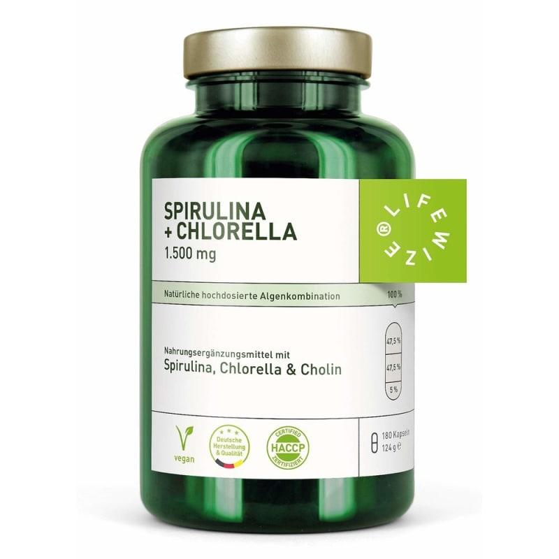 

LifeWize Chlorella + Spirulina + Choline Superfood 180 Capsules