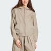 Adidas City Escape Windbreaker Sportswear Lightweight Loose Fit Waterproof Long Sleeve Jacket Women Jacket Light-Brown JC5115