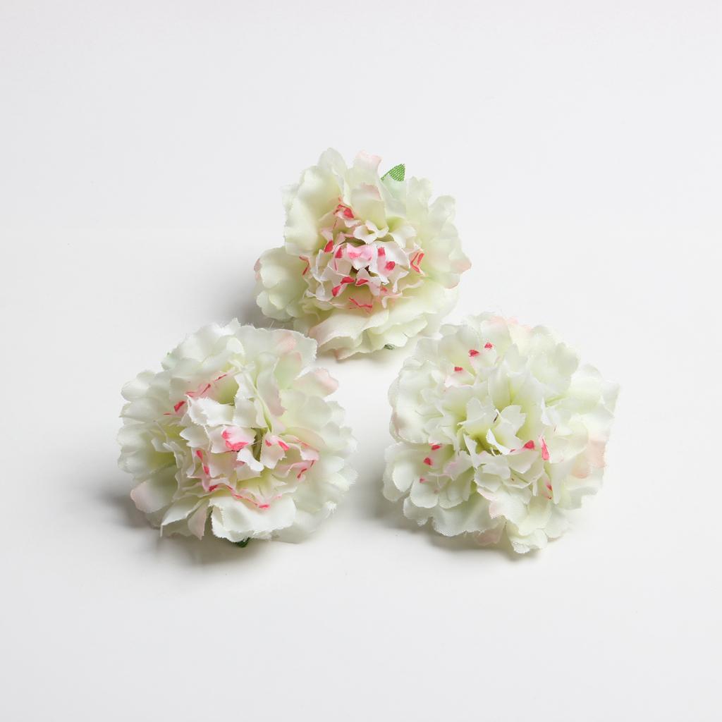 20 Piece Silk Artificial Flowers Rose Heads Fabric Roses Decorative Flower Wedding Party