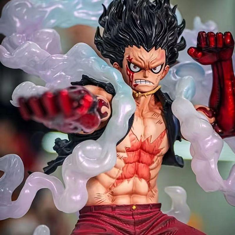 Jt Thief King D Luffy Gear The Fourth Snake Man Pvc Action Map Animation Collection Model Statue Toys For Fans And Fans.