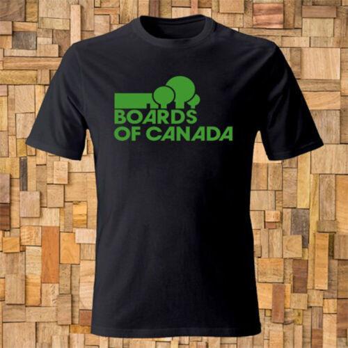 Boards Of Canada Logo Men s Black T-shirt S