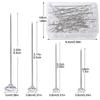 50PCS Sparkle Diamond Pins Wedding Floral Bouquet Pin Stitching Needle Crystal Head Garment Apparel DIY Sewing Accessories