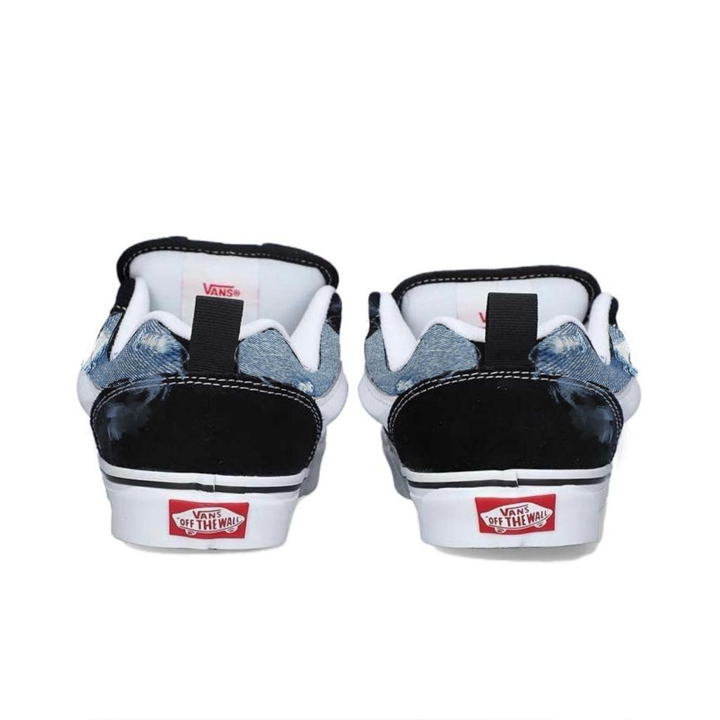 Vans Knu Skool Fabric Abrasion Resistant Abrasion Resistant Low top Skateboard Shoes Unisex Blue VN0009QC6BT1(Team613-)