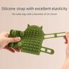 Gentle Cat Hair Removal Comb Self Cleaning Silicone Cat Brush New Wall Corner Scratcher  Home Use