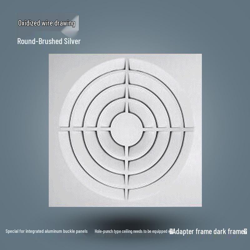 300x300 Silent Integrated Ceiling Ventilation Fan for Bathroom and Kitchen