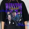 Tričko Winstona Churchilla, Tričko s Winstonem Churchillem, Trička pro fanoušky Winstona Churchilla, Retro tričko Winstona Churchilla, Merch Winstona Churchilla
