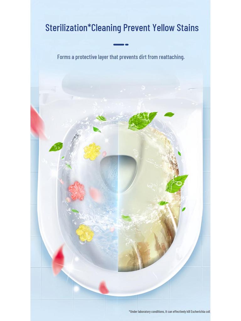 Fragrant Small Flower Gel Toilet Cleaner & Deodorizer