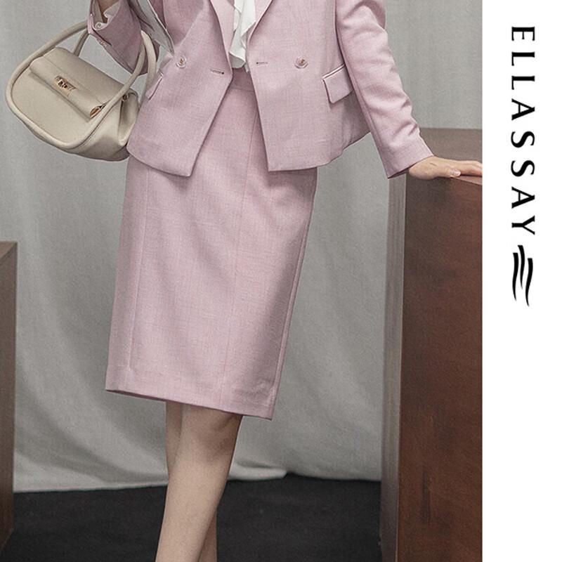 

ELLASSAY Spring/Summer Linen-Look Twill Wrap Skirt XS