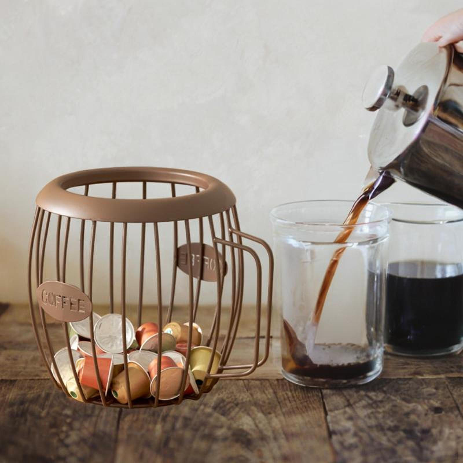 

Coffee Bar Counter Organizer, Capsule Storage Basket, Cage for кавовий