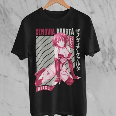 High School DxD Xenovia Quarta Estetisk Sexy Waifu Anime Jente Ny Unisex Skjorte