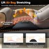 3 In 1 Electric Lumbar Support Pillow with Adjustable Height Lying Flat Waist Relief Waist Support Waist Pillow Heating Vibratin