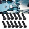 350pcs Black Countersunk Screw Set Carbon Steel Phillips Flat Head Screws  Industrial Assembly