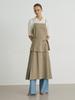 Beuienwaiseutyudio Layering Shirred Slip Long Dress_Yc5Op11