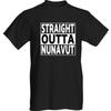 Classy Canuck Straight Outta Nunavut T-Shirt - White Text
