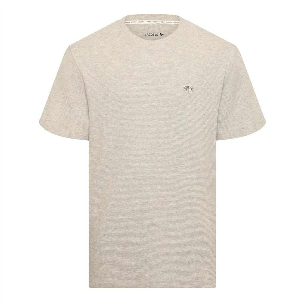 Lacoste Mens Waffle Cotton Blend T-Shirt