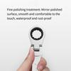 Compact Appearance Ratchet Spanner Metal Material Foldable Design Ratchet Wrench Quick Release 180 Degree Rotatable