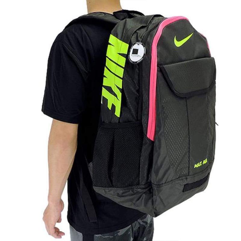 Nike Polyester Backpack Large Unisex Pure Black Casual