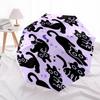 Cats, Purple- Automatic umbrella,Suitable for Men and Women, Travel, Daily Compact Umbrella, Outdoor Accessories,Gifts for Fashion Lovers0904b