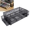 2 Tier Coffee Pod Holder Coffee Capsule   Pull Out Drawers for Kitchen Countertop Coffee Station Black