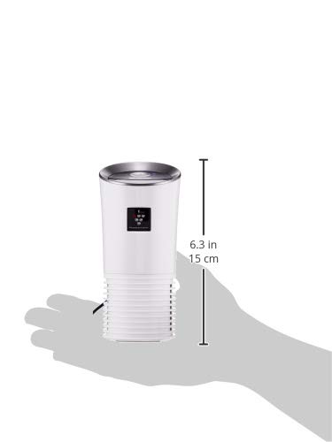 Sharp Plasmacluster Ion Generator, Air Purifier, Car Cup Type, High Concentration 25,000, Deodorizing, White, IG-LC15-W