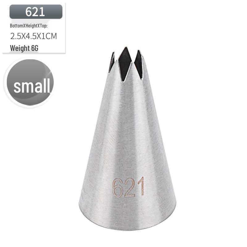 

304 Seamless Piping Nozzle - 25/30/35mm Diameter DIY Cake & Cookie Tool Small