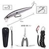 Fish Grip Fish Pliers Fish Fishing Fishing Fish Long Measuring Stainless Spiral Cord and Weighing Includes 1 Fishing Lure D.B.J & 2-Piece Set,