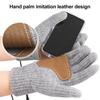 USB Heated Gloves 5V Electric Hand Warmers with 3 Temperature Control Settings Anti-slip Palm Winter Touchscreen Gloves for Men Women Typing