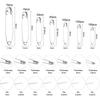 450pcs Safety Pins Decorative Large Practical Stainless Steel Safety Clasps Pin for Jewelry Making