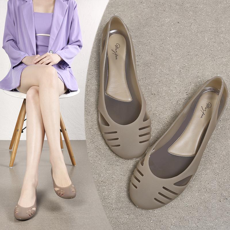 Fashion Soft All-Match Female Sandal Clear Heels Shoes Breathable 2025 Women's Girls Comfort New Scandals Soft Breathable 2025 Sandals F