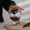 Γυάλινο Ποτήρι Σχήματος Κυλίνδρου με Παχύ Πάτο Πολυτελές Ποτήρι για ουίσκι και Americano για Οικιακό Μπαρ Ψυχαγωγία Μοντέρνα Διακόσμηση
